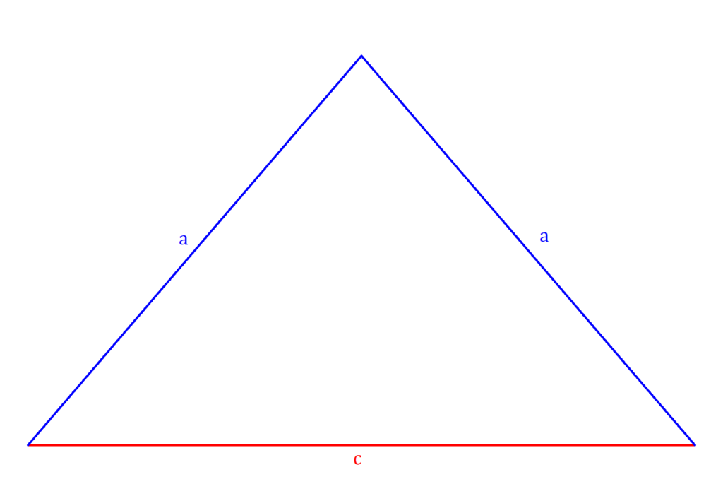 Gleichschenkliges Dreieck Einfach Erklart Mit Video