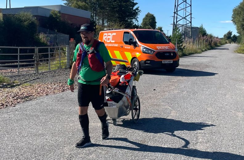 RAC patrol Lee Wingate closing in on world record charity run