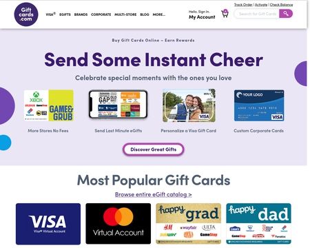Giftcards Com Reviews 310 Reviews Of Giftcards Com Sitejabber
