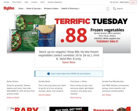 Hyvee Reviews 10 Reviews Of Hy Vee Com Sitejabber