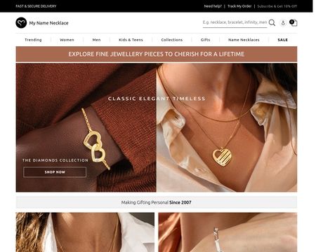 My Name Necklace Reviews 7 Reviews Of Mynamenecklace Co Uk Sitejabber