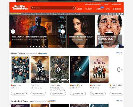 Rottentomatoes Reviews 40 Reviews Of Rottentomatoes Com Sitejabber