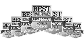 US News Best Travel Rewards Badges
