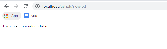 Image-Write a file in PHP- Edureka