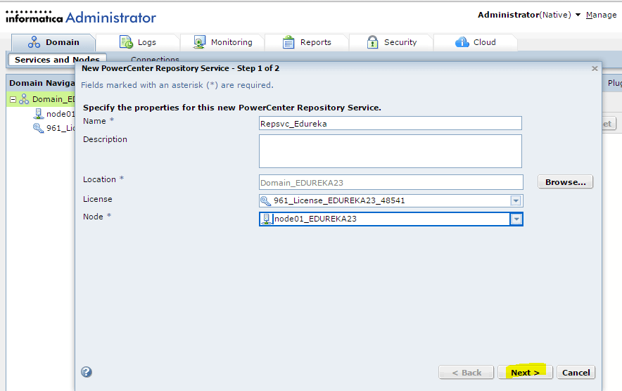 Informatica Installation | Informatica PowerCenter Setup Guide | Edureka (88) Informatica Installation | Informatica PowerCenter Setup Guide | Edureka (88)