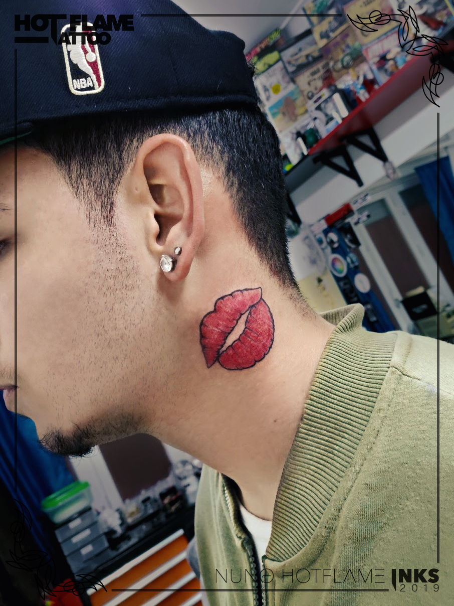 Tattoo Uploaded By Hot Flame Tattoo Lips Tattoodo