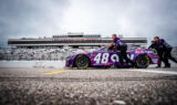 Racing through the rain at 'The Magic Mile'