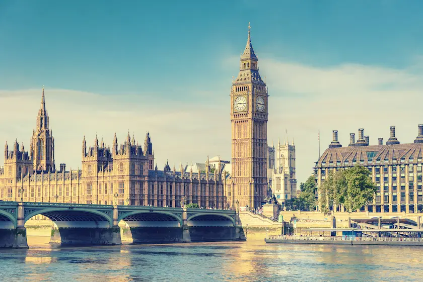 An image of London super imposed with the text "London"