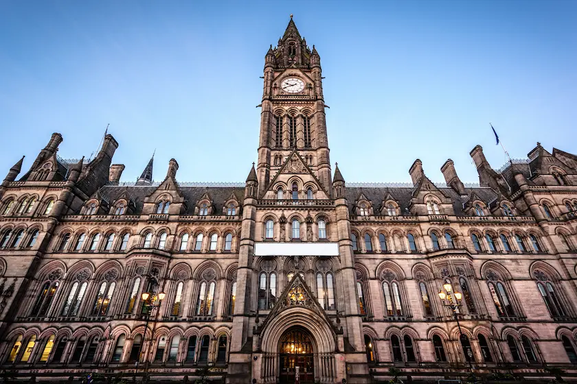 An image of Manchester super imposed with the text "Manchester"