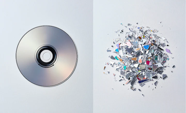 Recycling optical discs