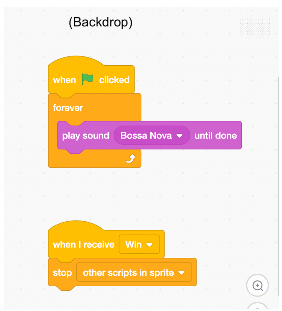 Add background music to Scratch coding project