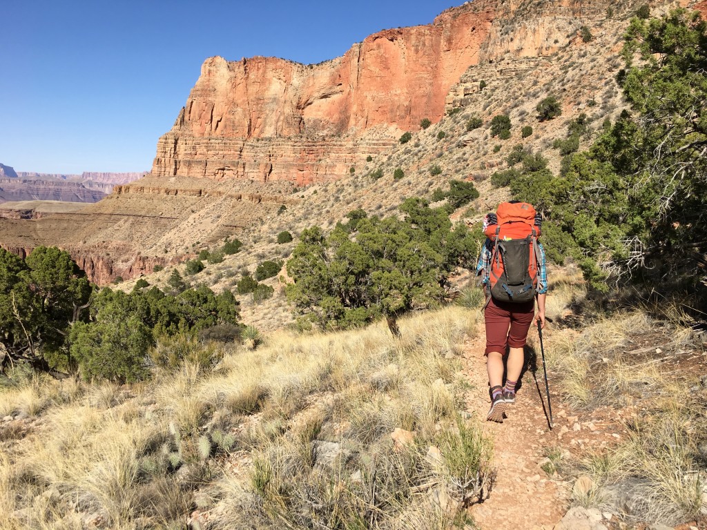 hiking socks - backpacking into the grand canyon on the new hance trail is one of...