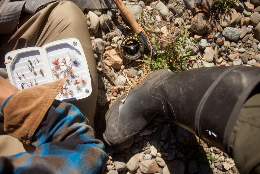 rain boots - fly fishing in the baffin enduro in a mountain stream east of the...