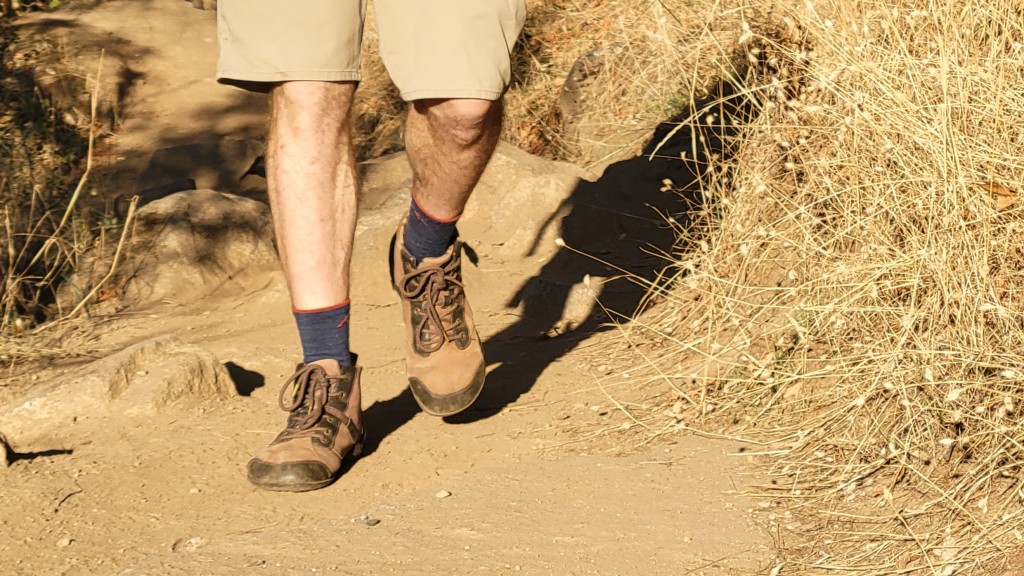 hiking socks - the darn tough light hiker fits snugly and doesn&#039;t slip or slide...