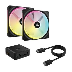 iCUE LINK QX RGB Fans Starter Kit (System Hub Included)