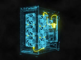 iCUE Link X-ray set up