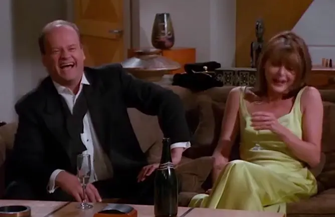 Kelsey Grammer and Jane Leeves in "Liar! Liar!" (Photo: NBC)