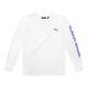 RA Long Sleeve - Purple on White