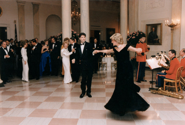 Princess Diana Dances with John Travolta to Saturday Night Fever Music