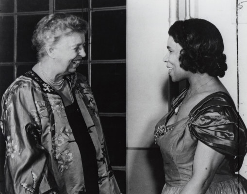Eleanor Roosevelt with Marian Anderson in Japan