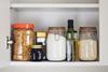 Stocked kitchen pantry 