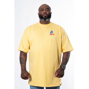 CAMISETA ESSENCIAL TOUR EMICIDA A GIRA FINAL PLUS SIZE AMARELO