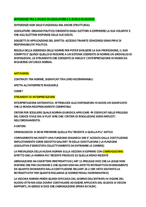 Riassunto Atti Pubblici E Tutela Dei Diritti Differenze Tra Il Ruolo Di Legislatore E Il Ruolo Di Studocu