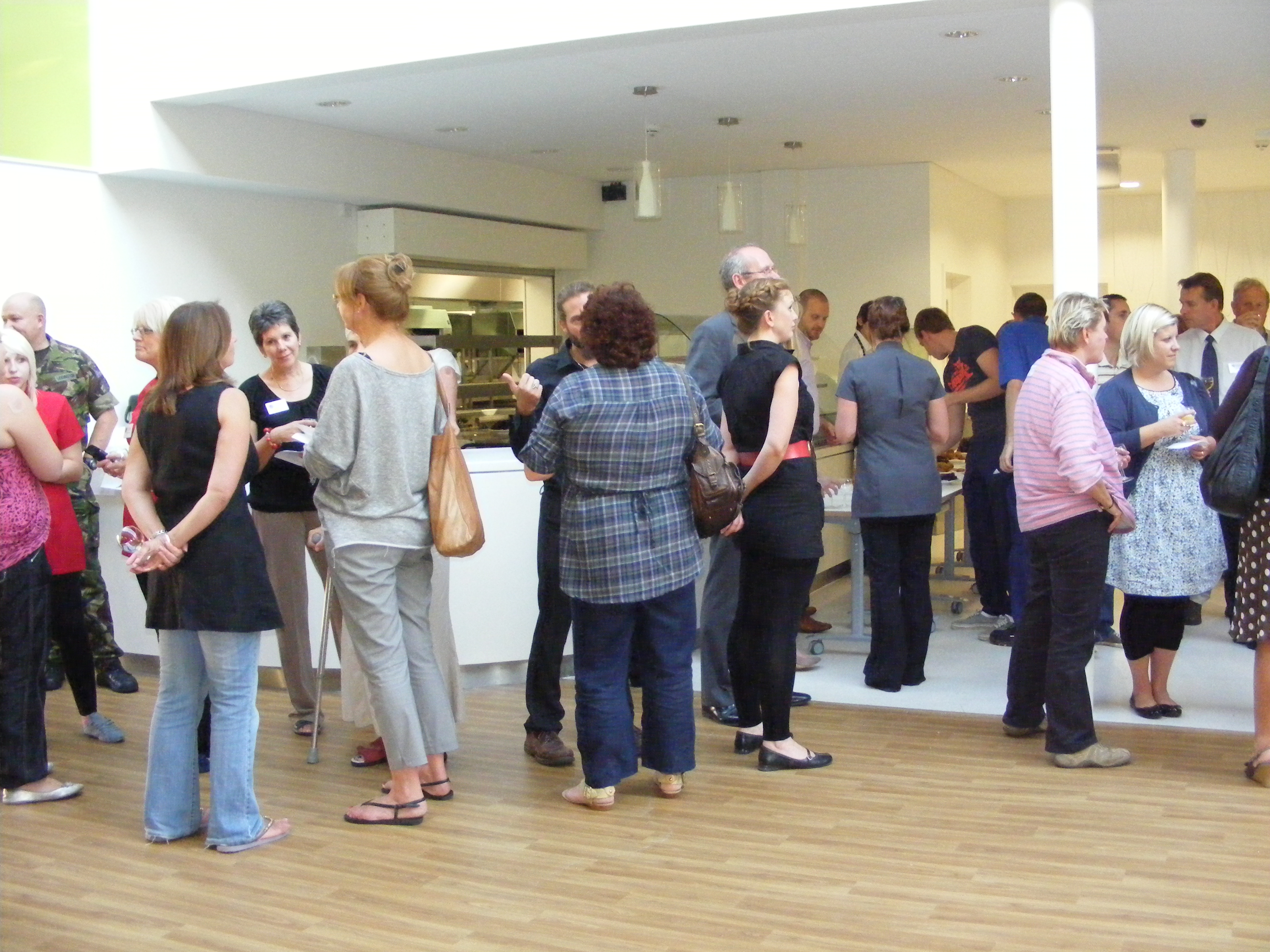 Guests Enjoy Refreshments Provided By Catering Students At The Opening Of Cottenham Village College S New Sixth Form Centre Cottenham Village College Schools Schools Cottenham