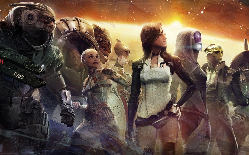 Mass Effect character art