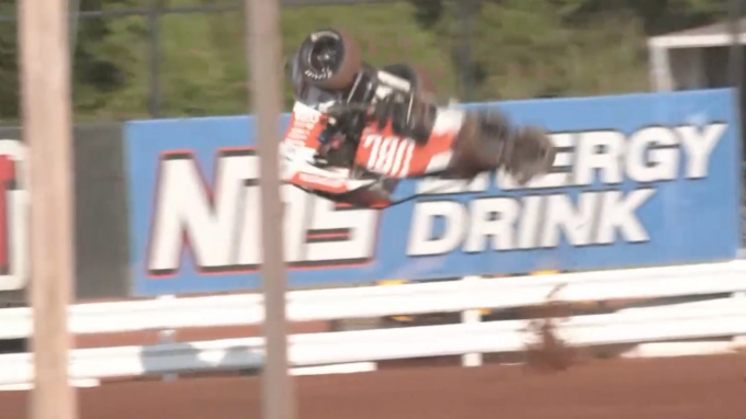 Ryan Timms Sets Track Record Then Flips Big At Red Dirt