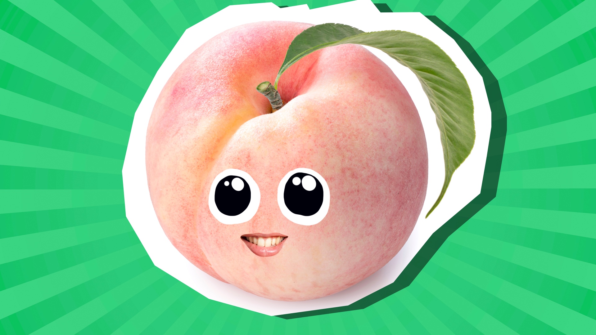 A big peach