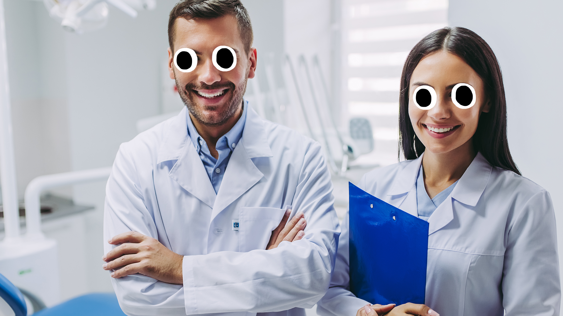 Two smiling dentists