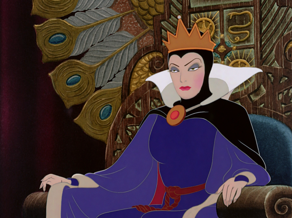 The villain in the film Snow White