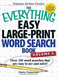 The Everything Easy Large-Print Word Search Book, Volume 5