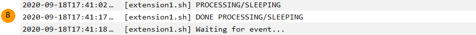 Extension processing