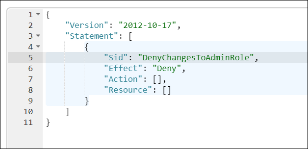 Figure 4: Change the Statement ID