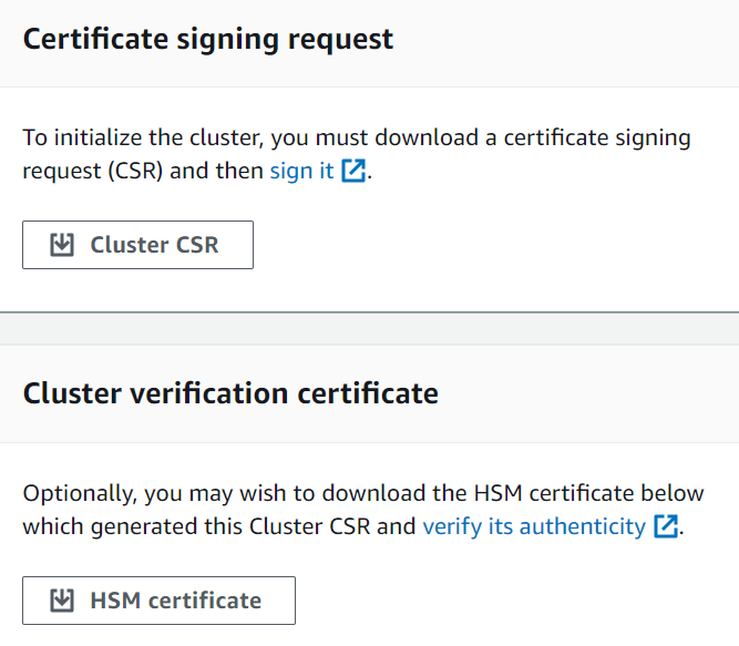 Figure 5: Download CSR