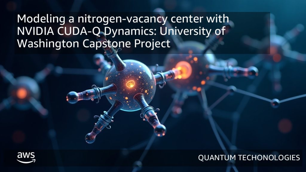 Modeling a nitrogen-vacancy center with NVIDIA CUDA-Q Dynamics: University of Washington Capstone Project