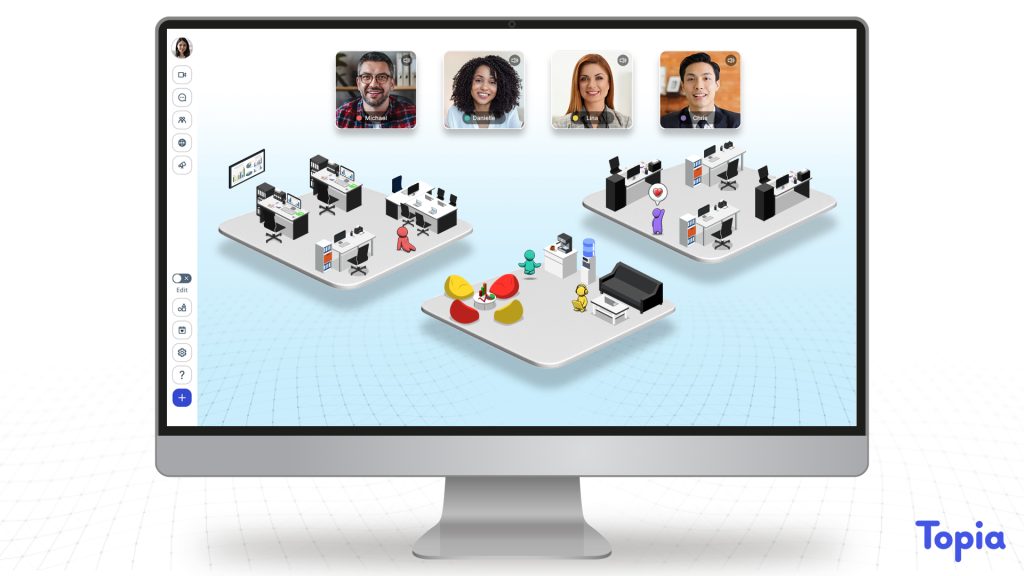 An image of Topia's Virtual Office