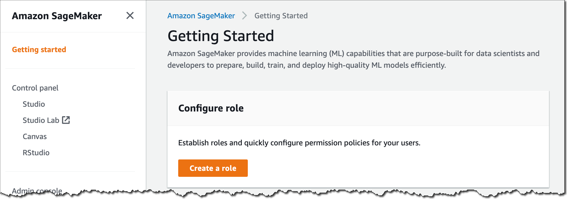 Amazon SageMaker Admin Hub - Getting Started