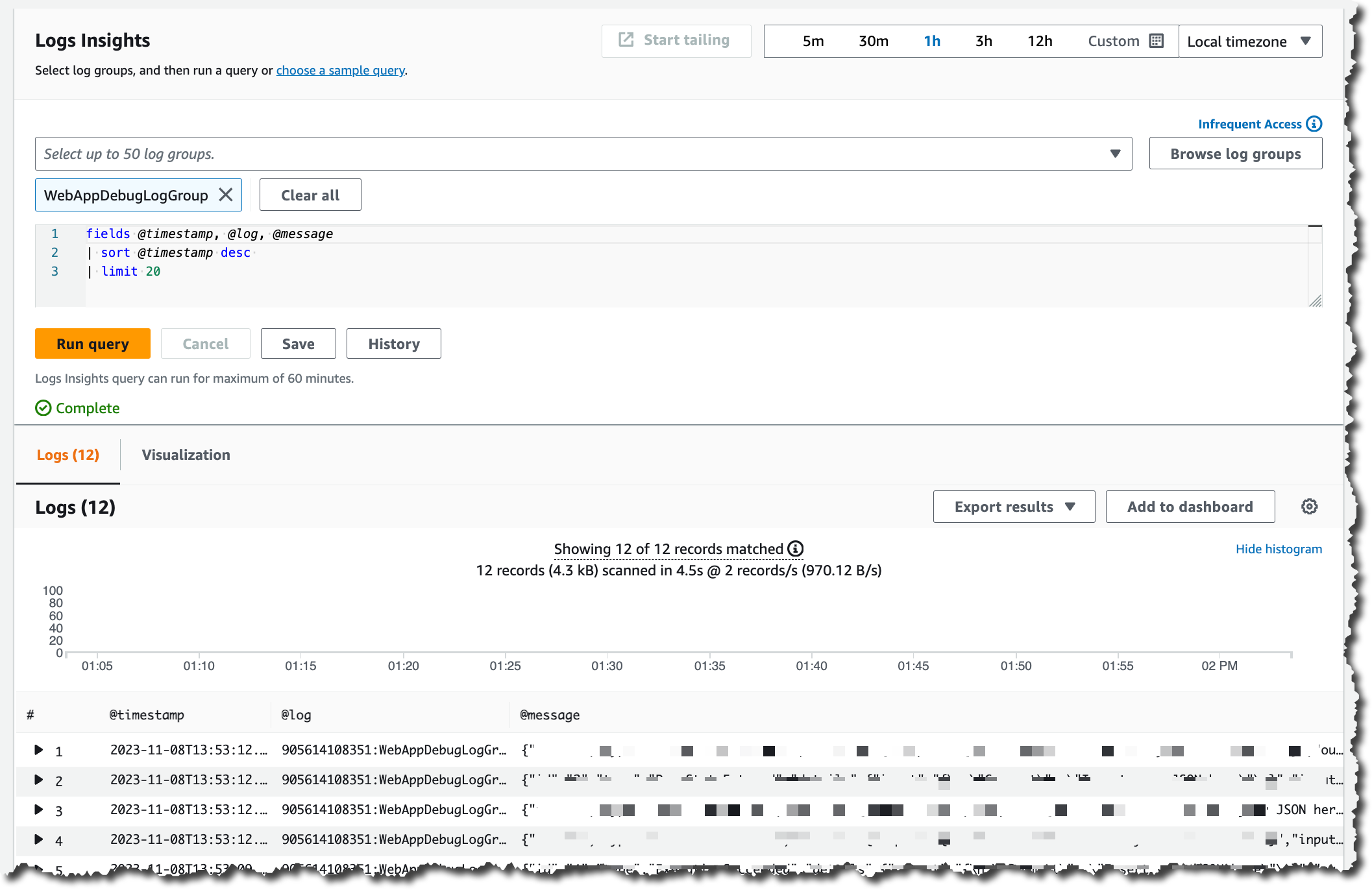 Log insights