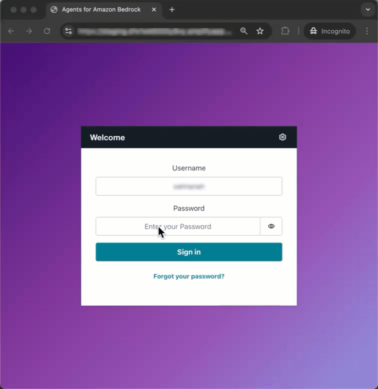 Amplify Login