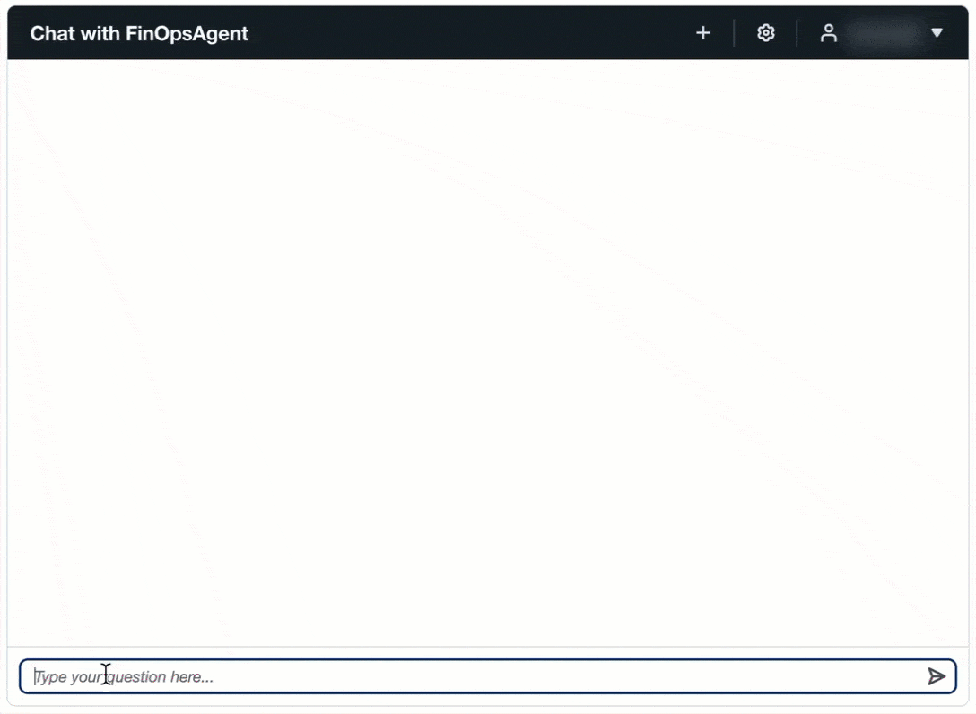 FinOps Agent Front End Demo 1
