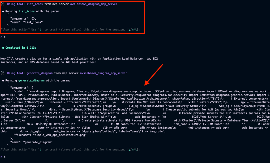 list and generate on cli