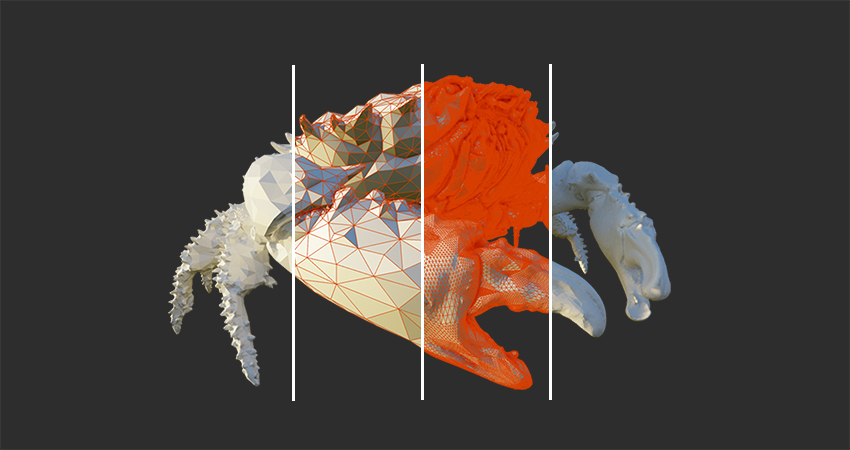 NVIDIA Micromesh can store opacity or displacement for complex geometry such as fossils, creatures and nature.
