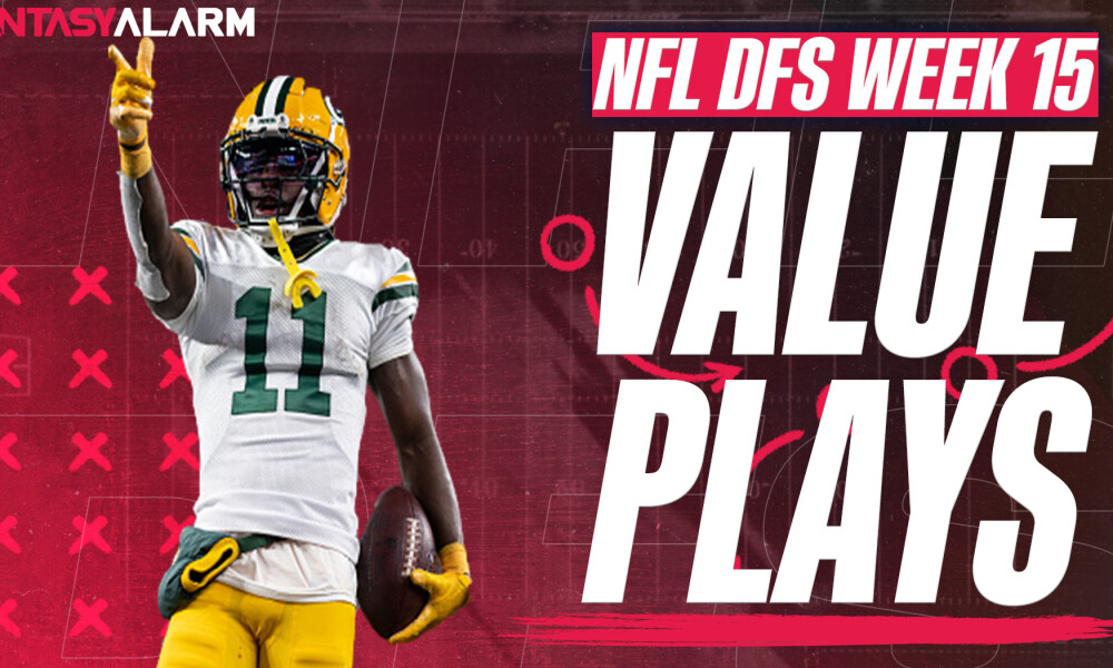 2023 NFL DFS Week 15 Value Plays