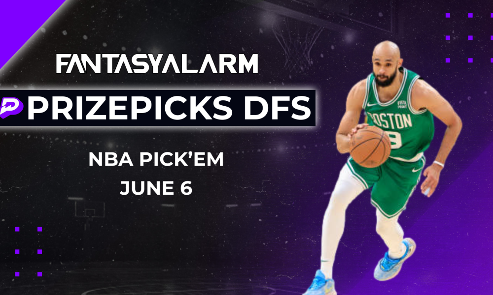 PRIZEPICKS NBA Today Derrick White Boston Celtics 6-6