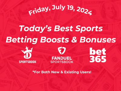 Best Sportsbook Promos Today, 7/19 - Boosts, Bonuses & Promo Codes