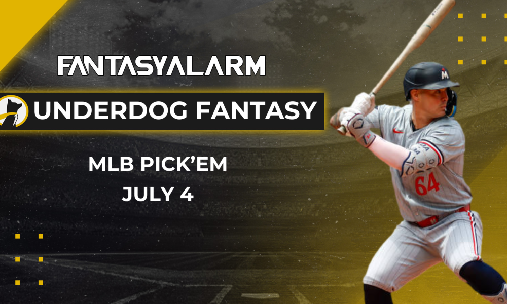 Underdog Fantasy MLB Picks Today 7-4 Jose Miranda Minnesota Twins