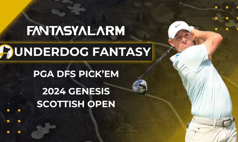 Underdog Fantasy PGA Picks Golf DFS Rory McIlroy